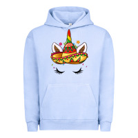 Pigment Grape Ice unicorn and sombrero Urban Hoodie - LillyAllenDesigns