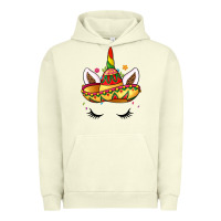 Pigment Pistachio unicorn and sombrero Urban Hoodie - LillyAllenDesigns