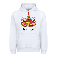 White unicorn and sombrero Urban Hoodie - LillyAllenDesigns