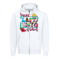 White happy last day of school Zipper Hoodie - AdoDesignShop