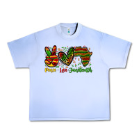 Grape Ice peace love juneteenth Urban Heavy Tee - Zillion Design Studio