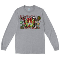 Heather Grey Joy Long Sleeve Tee - CowhideDigitalArt