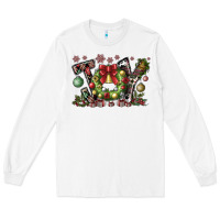 White Joy Long Sleeve Tee - CowhideDigitalArt