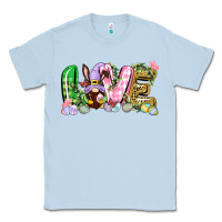 Dusty Blue Love Easter gnome Easter Day Classic Tee - CowGirlArtShop