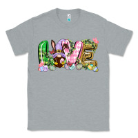 Heather Grey Love Easter gnome Easter Day Classic Tee - CowGirlArtShop