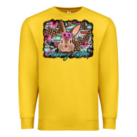 Lemon happy easter bunny western background Premium Sweatshirt - Jasminsmagicworld