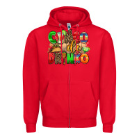 Red cinco de drinko Zipper Hoodie - AdoDesignShop