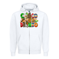 White cinco de drinko Zipper Hoodie - AdoDesignShop