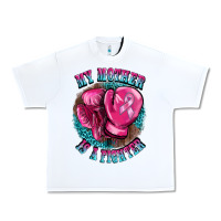 White my mother is a fighter Urban Heavy Tee - BarkalooDesign