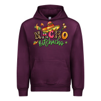 Mauve Wine nacho bitchacho Urban Hoodie - LillyAllenDesigns