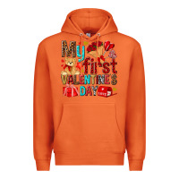 Carrot my first valentines day Premium Hoodie - NancyCooperArtShop