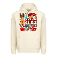 Sandshell my first valentines day Premium Hoodie - NancyCooperArtShop