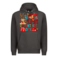 Smoke my first valentines day Premium Hoodie - NancyCooperArtShop