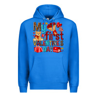 True Royal my first valentines day Premium Hoodie - NancyCooperArtShop