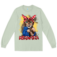 Matcha Meowica 4th of july Long Sleeve Tee - CowGirlArtShop