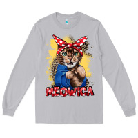 Moon Dust Meowica 4th of july Long Sleeve Tee - CowGirlArtShop