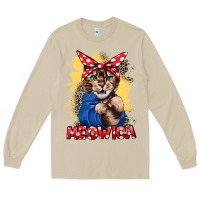 Mushroom Meowica 4th of july Long Sleeve Tee - CowGirlArtShop