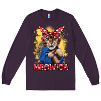 Plum Meowica 4th of july Long Sleeve Tee - CowGirlArtShop