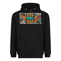 Black leopard sunflower mom license plate Heavyweight Hoodie - Artiststas