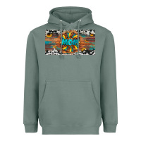 Sage leopard sunflower mom license plate Heavyweight Hoodie - Artiststas