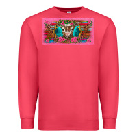 Cardinal western baby boer goat pink flowers serape leopard pink glitter patter Premium Sweatshirt - BarkalooDesign