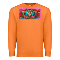 Carrot western baby boer goat pink flowers serape leopard pink glitter patter Premium Sweatshirt - BarkalooDesign