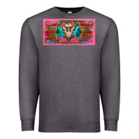 Charcoal Heather western baby boer goat pink flowers serape leopard pink glitter patter Premium Sweatshirt - BarkalooDesign