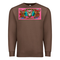 Chestnut western baby boer goat pink flowers serape leopard pink glitter patter Premium Sweatshirt - BarkalooDesign