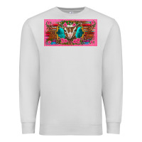 Dove Grey western baby boer goat pink flowers serape leopard pink glitter patter Premium Sweatshirt - BarkalooDesign