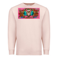 Pale Pink western baby boer goat pink flowers serape leopard pink glitter patter Premium Sweatshirt - BarkalooDesign