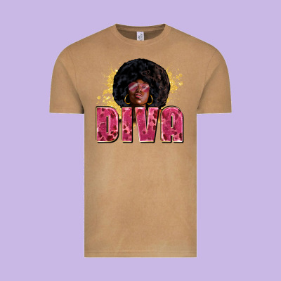 Diva Vintage Tee Designed By Zillion Design Studio