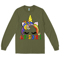 Army Green autism au some  unicorn Long Sleeve Tee - AdoDesignShop