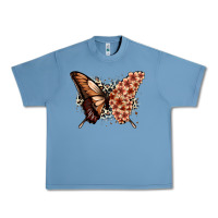 Pebble Blue melanin  butterfly Urban Heavy Tee - Zillion Design Studio