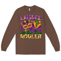 Chestnut laissez les bon temps rouler Long Sleeve Tee - FaDigitalArtStudio