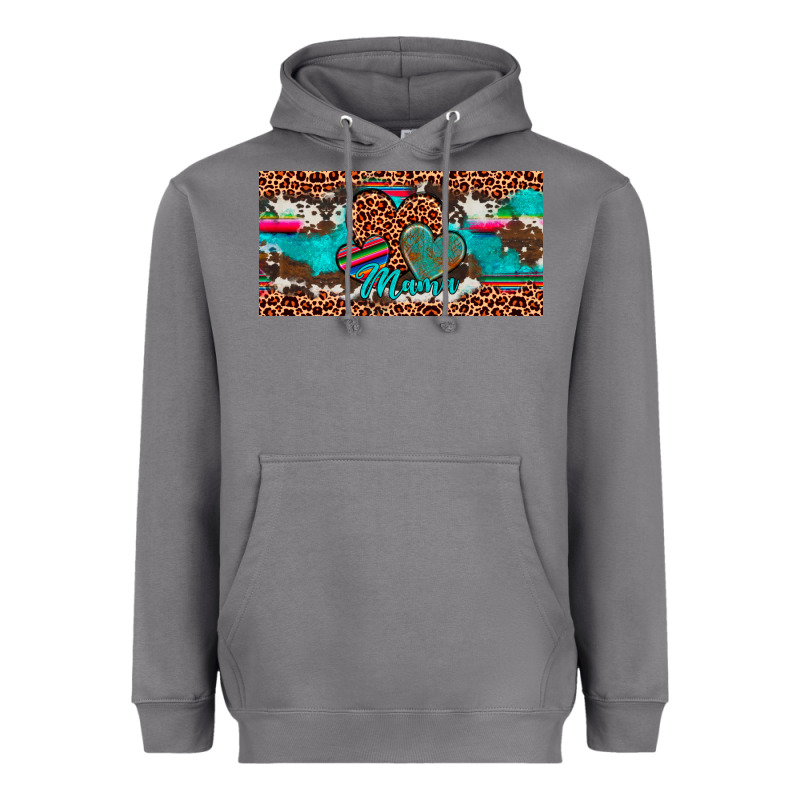 Hearts Mama License Plate Heavyweight Hoodie by Artiststas | Teevron