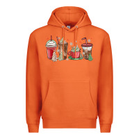 Carrot christmas tree cake and coffee cups Premium Hoodie - MaliasSmallBusiness