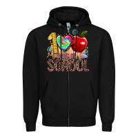 Black 100 days of school Zipper Hoodie - AdoDesignShop