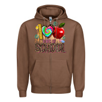 Chestnut 100 days of school Zipper Hoodie - AdoDesignShop