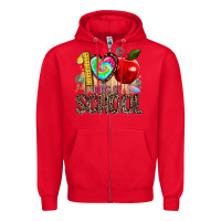 Red 100 days of school Zipper Hoodie - AdoDesignShop