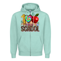 Seafoam 100 days of school Zipper Hoodie - AdoDesignShop