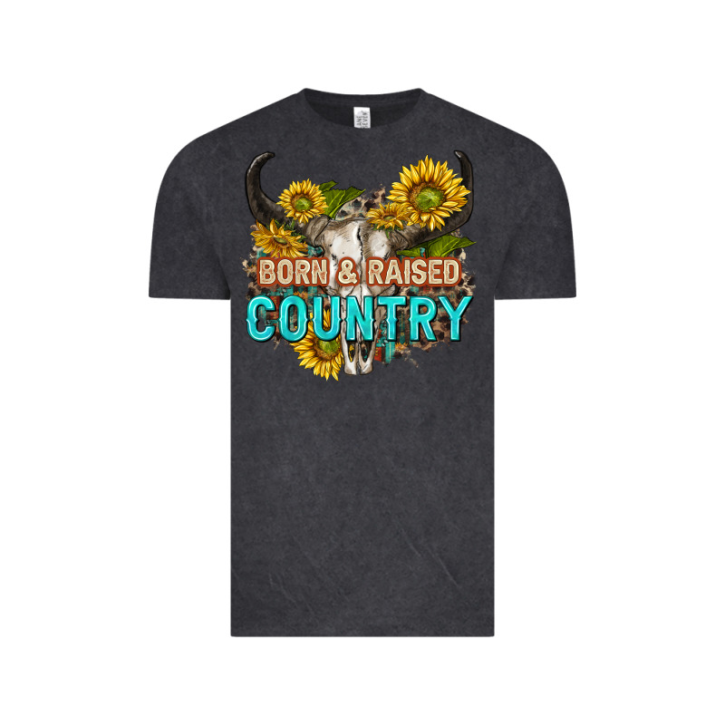 Born And Raised Country Tbw Vintage Tee by texasbilliewilder | Teevron