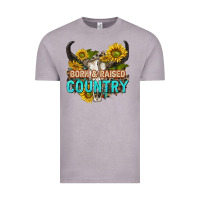 Vintage Zinc born and raised country tbw Vintage Tee - texasbilliewilder