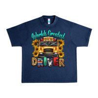 Navy worlds greatest school bus driver Urban Heavy Tee - texasbilliewilder