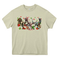 Mossy Three Christmas Dinosaurs Heavy Core Tee - LillyAllenDesigns