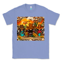 Colony Blue western gnomies Classic Tee - FaDigitalArtStudio
