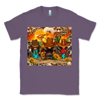 Lavender western gnomies Classic Tee - FaDigitalArtStudio