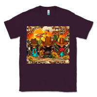 Plum western gnomies Classic Tee - FaDigitalArtStudio