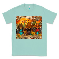 Seafoam western gnomies Classic Tee - FaDigitalArtStudio