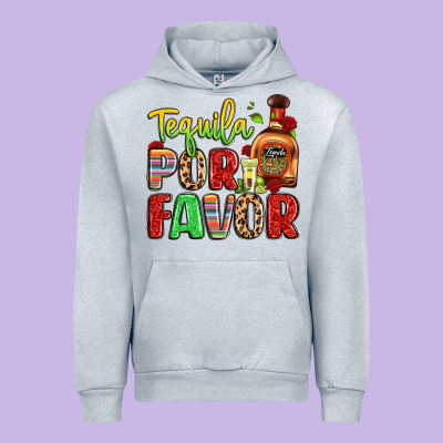 Tequila Por Favor Urban Hoodie Designed By Lillyallendesigns