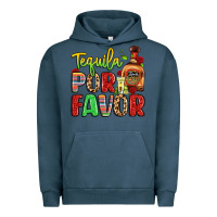 Pigment Midnight Navy tequila por favor Urban Hoodie - LillyAllenDesigns